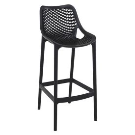 GS 1049 Barhocker aus Polypropylen in Schwarz