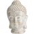 Java Champagner Buddha Kopf Statue 23,5cm