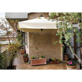 Mural wandmontierter Aluminiumrahmen Sonnenschirm 3x3m