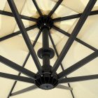 Venere Aluminium Sonnenschirm mit Gestell 2,5 x 2,5 m