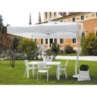 Afrodite Aluminium Sonnenschirm mit Gestell 3 x 4 m