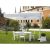 Afrodite Aluminium Sonnenschirm mit Gestell 3 x 4 m