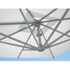 Marte Aluminium Sonnenschirm mit Gestell 3 x 4 m