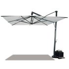 Pitagora Aluminium Sonnenschirm mit Gestell 3 x 4 m