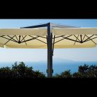 Fellini Aluminiumgestell großer Sonnenschirm V Version 3 x 8 m