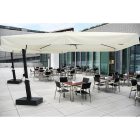 Eclisse Aluminium Sonnenschirm mit Gestell 5 x 5 m