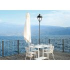 Petrarca Sonnenschirm mit Aluminiumgestell 4 x 4