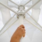 Ocean aluminium  vázas napernyő  2.5 x 2.5 m