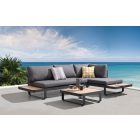 Carribean Gartensofa grau
