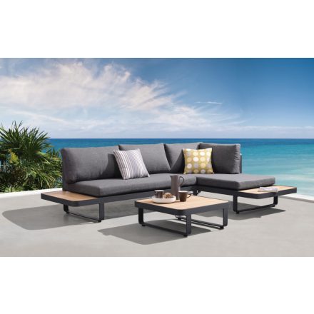 Carribean Gartensofa grau