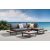 Carribean Gartensofa grau