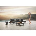 Carribean Gartensofa grau