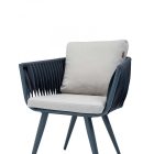 Pure Outdoor Sessel Holz blau