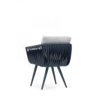 Pure Outdoor Sessel Holz blau