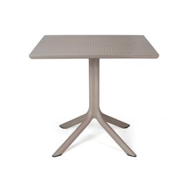 Nardi Clip 80 taubengrau Gartentisch