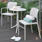 Nardi Bora Bistrot weißer Stuhl für draußen