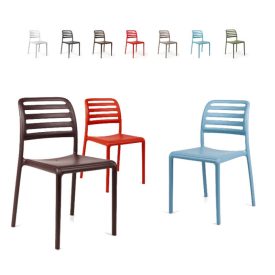   Nardi Costa Bistrot Kunststoff-Gartenstuhl in verschiedenen Farben