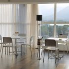 Nardi Riva Bistrot stapelbarer Gartenstuhl aus Kunststoff in verschiedenen Farben