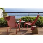 Nardi Net Lounge Sessel korallenrot
