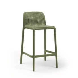 Nardi Lido Mini Garten stapelbar Barhocker agave grün