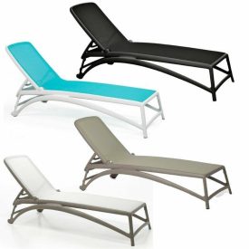   Nardi Atlantico stapelbare Sonnenbank in verschiedenen Farben