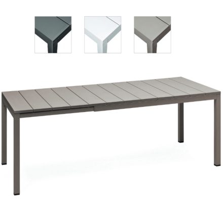 Nardi Rio 140-210 cm ausziehbarer Gartentisch in verschiedenen Farben