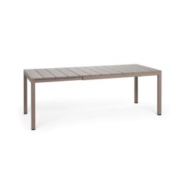 Nardi Rio 140-210 cm ausziehbarer Gartentisch taubengrau