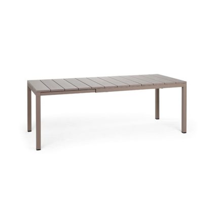 Nardi Rio 140-210 cm ausziehbarer Gartentisch taubengrau