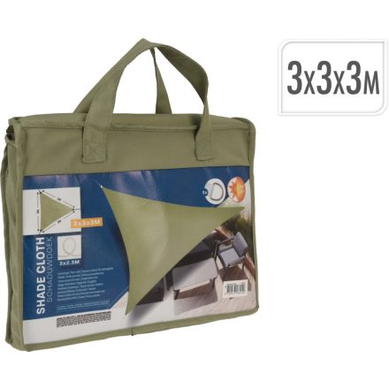 Hudson dreieckiges Sonnensegel olivgrün 300cm