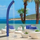 Jolly A545 Topline gebogene Kalt-Warmwasser-Gartendusche mit Handbrause