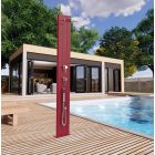 Dada S D440 Gerade Garten-Solardusche mit Handbrause und Kalkfilter-Set