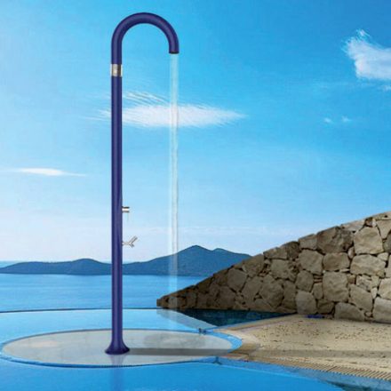 Funny Yin T 125 - Topline gebogene Garten-Kalt-Warm-Wasser-Dusche mit Fußwaschanlage