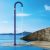Funny Yin T 125 - Topline gebogene Garten-Kalt-Warm-Wasser-Dusche mit Fußwaschanlage
