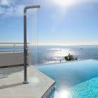 Funny Yang T225-Topline Kalt-Warmwasser-Gartendusche mit Fußwaschanlage