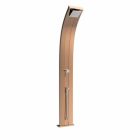 Dada D340 Topline gebogene Solar-Gartendusche mit Handbrause