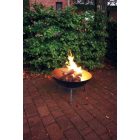 Hell Metall Feuerschale mit Ständer 59 cm