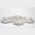 Saint Tropez Gartensofa beige Axroma Stoff