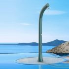 Jolly A520 Topline Curved Solar Gartendusche mit Fußwaschanlage