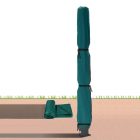 Jolly A540 Topline gebogene Solar-Gartendusche mit Handbrause