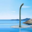 Jolly Plus B520 Topline Curved Solar Gartendusche mit Fußwaschanlage