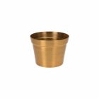 Bende Metalltopf mit gebürstetem Kupferfaden 12cm