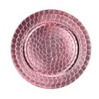 Pinky Polypropylen Teller mit drei Mustern rosa 33cm