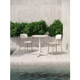 Ali Sessel in Kaffee und Beige