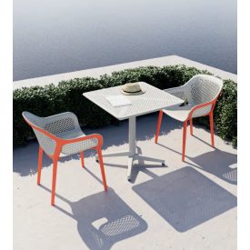 MOON beige Outdoor-Klapptisch 80X80 CM