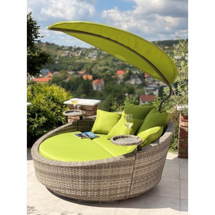 LO-MT030 Outdoor-Set mit drehbarem Sonnenschirm