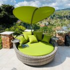 LO-MT030 Outdoor-Set mit drehbarem Sonnenschirm