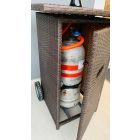LO-SM-2265 Gasbefeuerter Heizlüfter mit Sägezahnbeschichtung