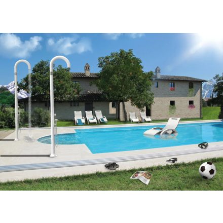 Funny Yin T145 Gartendusche mit großem Duschkopf und Handbrause