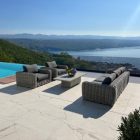 LO-74581 Garten-Rattan-Sitzgarnitur