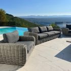 LO-74581 Garten-Rattan-Sitzgarnitur